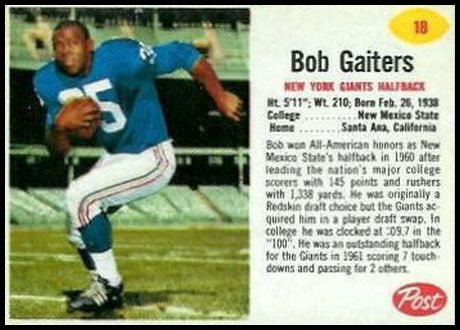 18 Bob Gaiters